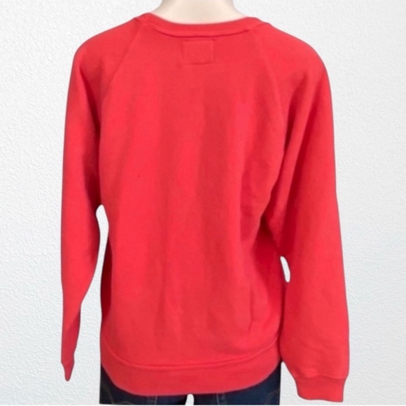 NEW Retro Brand Anthropologie Long Beach CA Skate Patrol Sweatshirt Red XS - Picture 6 of 10